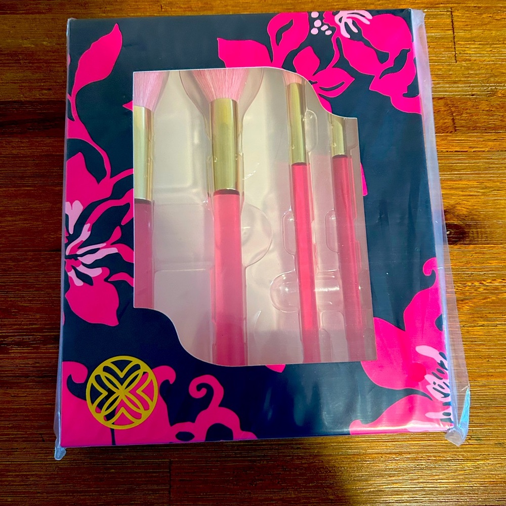 Lilly Pulitzer Makeup Brushes